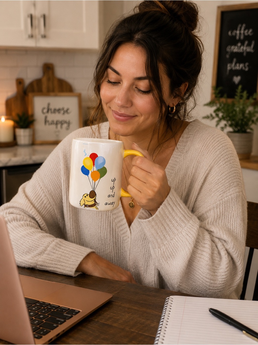 Disney/Pixar Inspired “Up, Up and Away” Balloon Mug